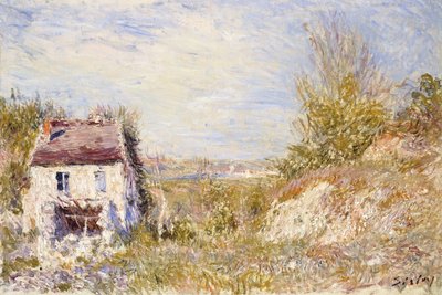 Hylätty talo; Hylätty talo, noin 1886 tekijältä Alfred Sisley
