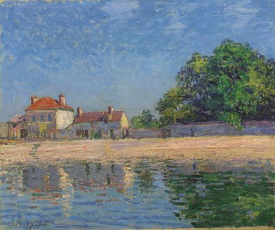 Loingin rannat, Saint-Mammes tekijältä Alfred Sisley