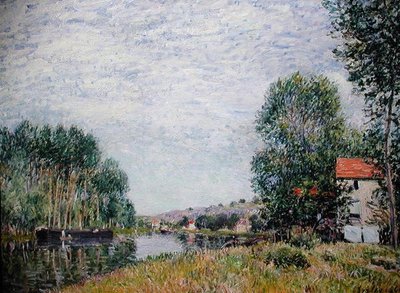 Loingin pankit Moretissa tekijältä Alfred Sisley