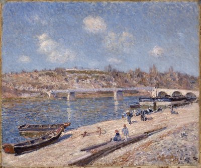 Saint-Mammèsin ranta tekijältä Alfred Sisley