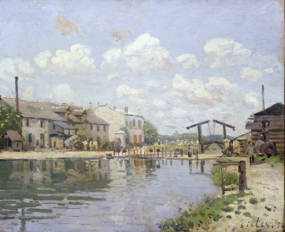Canal Saint-Martin, Pariisi tekijältä Alfred Sisley