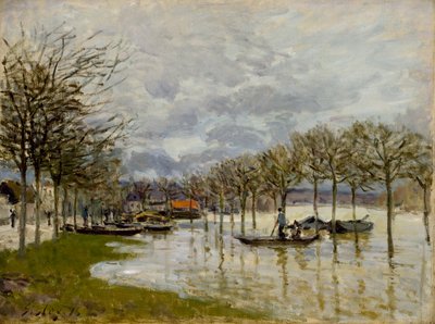 Huonekalut ja erilaiset esineet 1100- ja 1300-luvuilta tekijältä Alfred Sisley