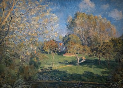 Hoscheden puutarha tekijältä Alfred Sisley