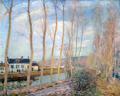 Loingin kanava, 1892 tekijältä Alfred Sisley
