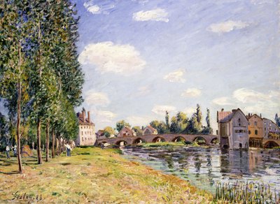 Moretin silta kesällä 1888 tekijältä Alfred Sisley