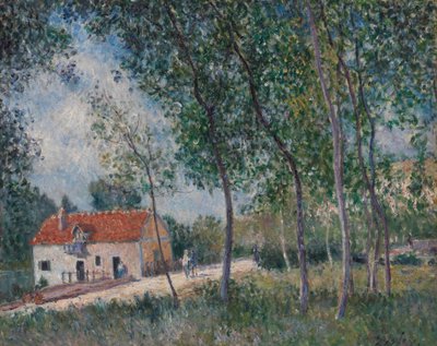 Tie Moretista Saint-Mammèsiin, 1883-85. tekijältä Alfred Sisley