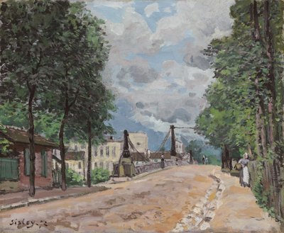 Gennevilliersin tie; Tie Gennevilliersiin, 1872 tekijältä Alfred Sisley
