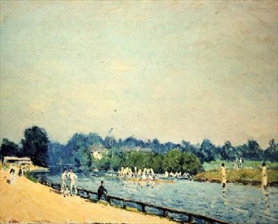 Tie Hampton Courtiin tekijältä Alfred Sisley