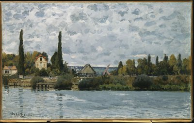 Seine Bougivalissa, 1873 tekijältä Alfred Sisley