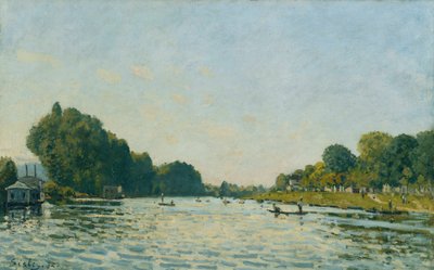 Seine Bougivalissa; Seine Bougivalissa, 1872 tekijältä Alfred Sisley