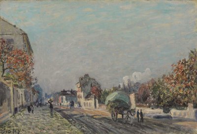 Katu Marlyssa, 1876 tekijältä Alfred Sisley