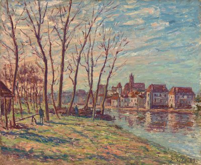 Näkymä Moretiin, 1889 tekijältä Alfred Sisley