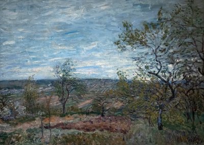 Tuulinen päivä Veneuxissa tekijältä Alfred Sisley