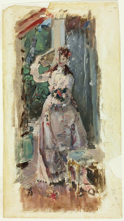 Parvekkeen kulma tekijältä Alfred Emile Stevens