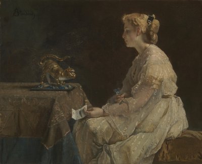 Nykyhetki, c. 1870 tekijältä Alfred Emile Stevens