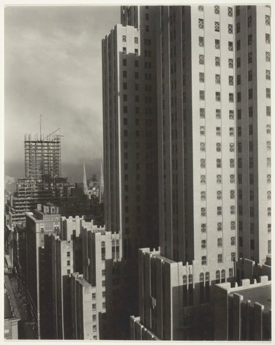 Ikkunastani Sheltonissa, lännessä, 1931. tekijältä Alfred Stieglitz