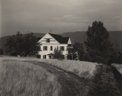 Talo ja puita, Lake George tekijältä Alfred Stieglitz