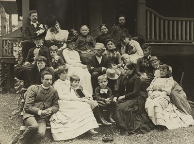 Stieglitzin perhe Oaklawnissa, Lake Georgessa tekijältä Alfred Stieglitz