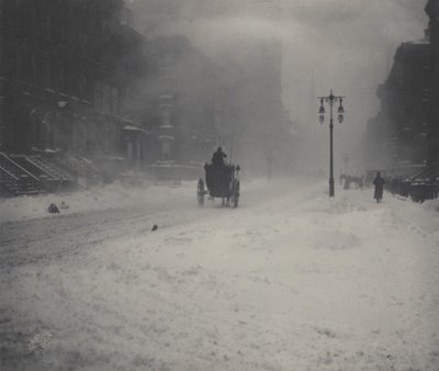 Lumimyrsky, New York tekijältä Alfred Stieglitz