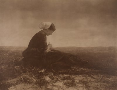 The Net Mender, 1894. tekijältä Alfred Stieglitz