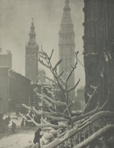 Two Towers, New York tekijältä Alfred Stieglitz