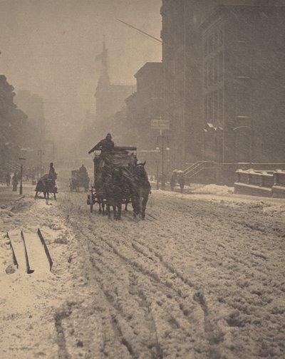 Talvi, Fifth Avenue tekijältä Alfred Stieglitz