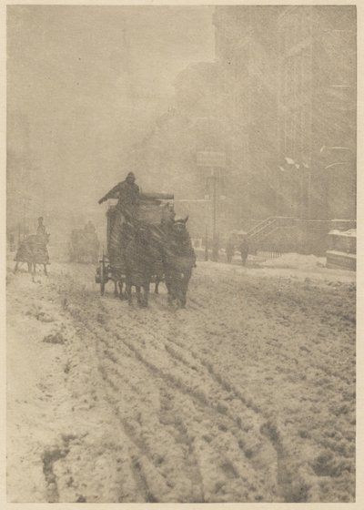 Talvi Fifth Avenuella tekijältä Alfred Stieglitz