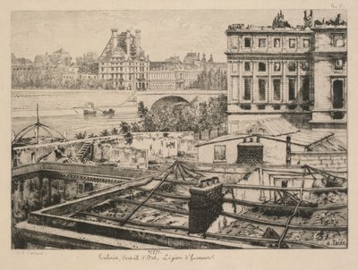 Tuileries, valtioneuvosto, kunniamerkki tekijältä Alfred Taiée