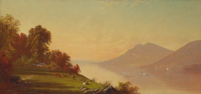 Iltapäivä Hudsonilla, 1867 tekijältä Alfred Thompson Bricher