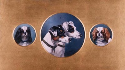 Kettuterrierit ja King Charles Spanielit tekijältä Alfred Wheeler