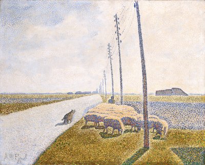 Tie Nieuportiin (öljy kankaalle) tekijältä Alfred William (1854 1930) Finch