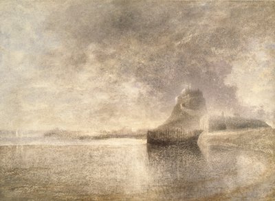 Holy Island Castle, Northumbria, c1882-3 tekijältä Alfred William Hunt