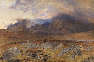 Snowdon huhtikuun rakeiden jälkeen tekijältä Alfred William Hunt