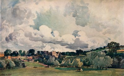 Ludlowin linna vuonna 1880 tekijältä Alfred William Rich