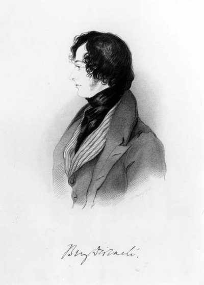 Muotokuva Benjamin Disraelista (1804-81) 1837 tekijältä Alfred d Orsay