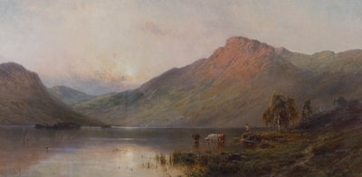 Rosy Morning (öljy kankaalle) tekijältä Alfred de Breanski
