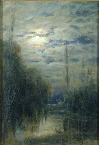Täysikuu, Limache, Chile, 1800-luvun loppu - 1900-luvun alku. tekijältä Alfredo Helsby