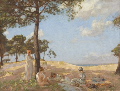 Kylpylät, Pas de Calais tekijältä Algernon Mayow Talmage