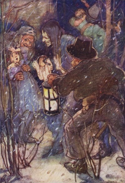 Eräs tumma ruffin tarttunut (väri litho) tekijältä Alice Bolingbroke (after) Woodward