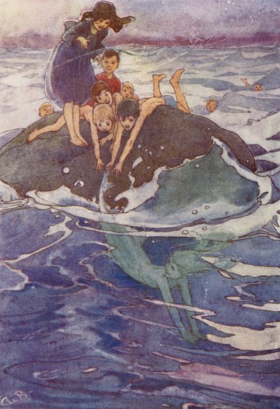 Hän lipsahti ulos hänen tartunnastaan (väri litho) tekijältä Alice Bolingbroke (after) Woodward