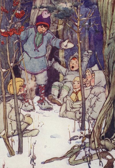 Niitä oli kuusi (värinen lito) tekijältä Alice Bolingbroke (after) Woodward