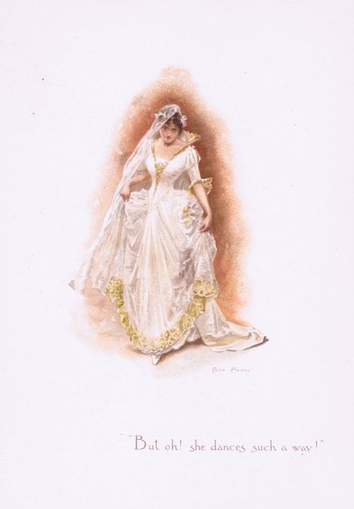 Mutta voi, hän tanssii niin!, kappaleesta Some Old Love Songs, jonka on julkaissut Hildesheimer & Faulkner, 1892. tekijältä Alice Havers