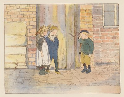 Duffer Triumphant (värilitografia) tekijältä Alice Maud Beddington