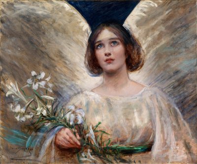 Pääsiäisliljat, 1800-luvun loppu - 1900-luvun alku. tekijältä Alice Pike Barney