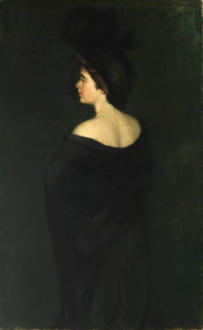 Laura mustissa, 1899. tekijältä Alice Pike Barney
