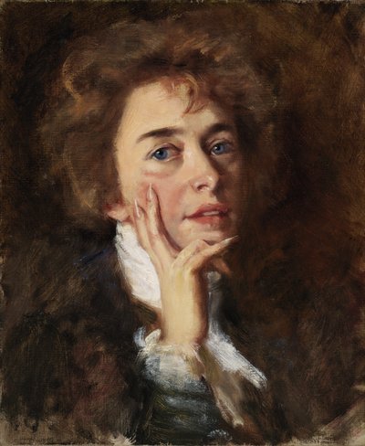 Omakuva Jabotin kanssa, 1896. tekijältä Alice Pike Barney