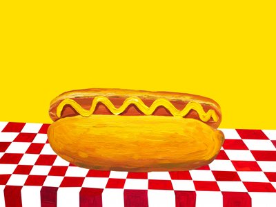 Klassinen hot dog tekijältä Alice Straker