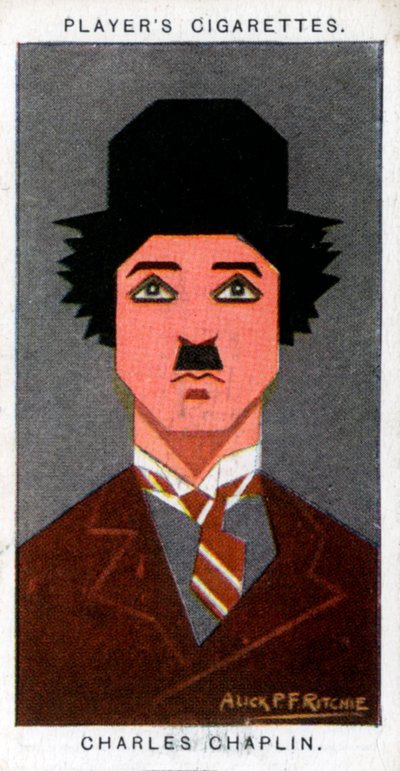 Charlie Chaplin, brittiläinen elokuvanäyttelijä ja ohjaaja, 1926 tekijältä Alick P. F. Ritchie