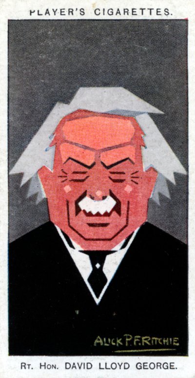 David Lloyd George, 1. Earl Lloyd-George, Britannian pääministeri, 1926. tekijältä Alick P. F. Ritchie