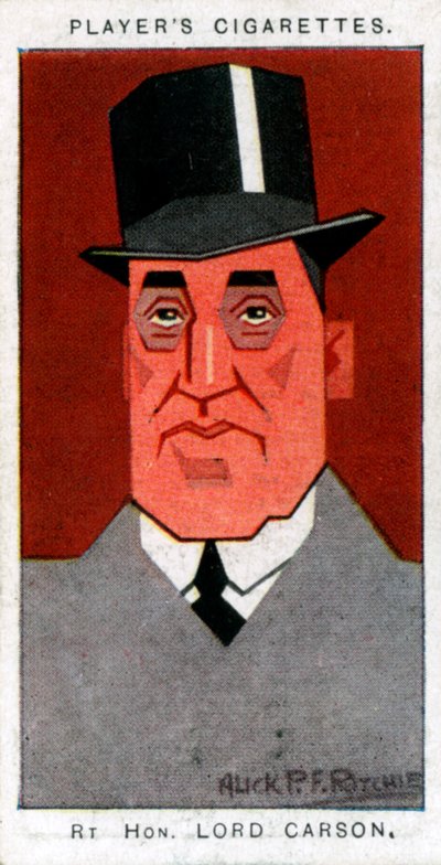 Edward Carson, 1. Baron Carson, Ulsterin johtaja ja asianajaja, 1926. tekijältä Alick P. F. Ritchie